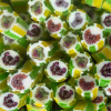 Australiana rock candy mix featuring koala (apple banana), Tasmanian devil (cola cream), crocodile (lemon lime) and frilled neck lizard (passion currant), handmade in Australia