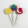 Assorted small round lollipops. 100% vegan friendly, dairy-free, soy-free, gluten-free. Assorted small round lollipops. 100% vegan friendly, dairy-free, soy-free, gluten-free.