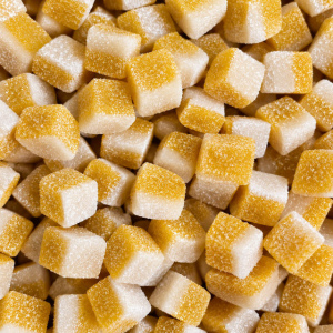 Vegan Lemon Tart Jelly Cubes handmade in Australia
