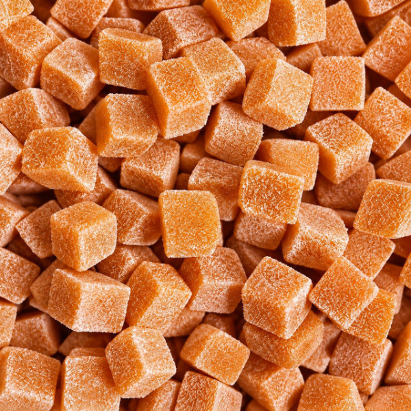Vegan Mandarin Jelly Cubes handmade in Australia