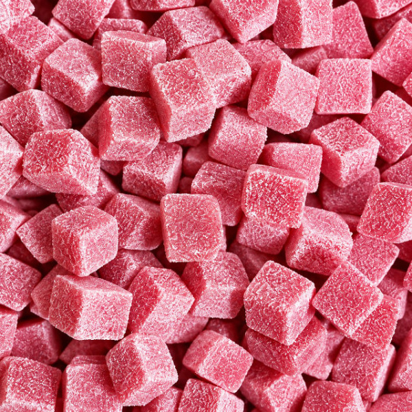 Vegan Snozzberry Jelly Cubes handmade in Australia