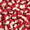 Vegan Strawberry Cream Jelly Cubes – Handmade Candy Vegan Strawberry Cream Jelly Cubes handmade in Australia