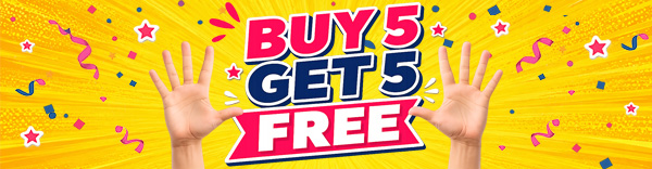 Buy 5 & Get 5 FREE