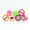 Custom rock candy lollies with corporate logos