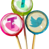 Your corporate logo in a lollipop