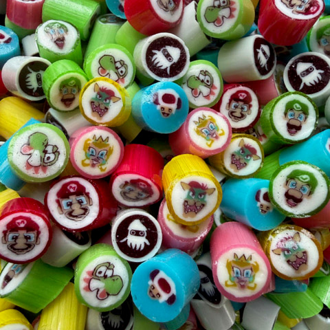 Super Mario Bros. rock candy mix
