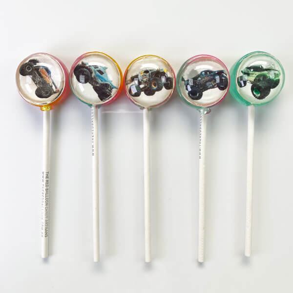 Monster Truck lollipops - Set 1/2. Monster Truck lollipops - Set 1/2.