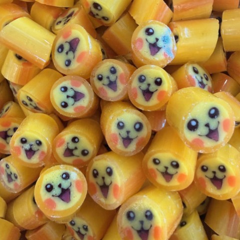 Pikachu rock candy