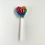 Rainbow swirl lollipop (small, 4.5cm diameter)