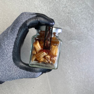 80g jar of Salted Caramel candy.